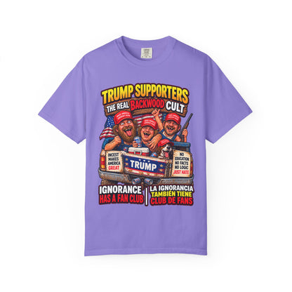 Backwood Cult Anti-Trump T-Shirt — Political Satire Graphic Tee