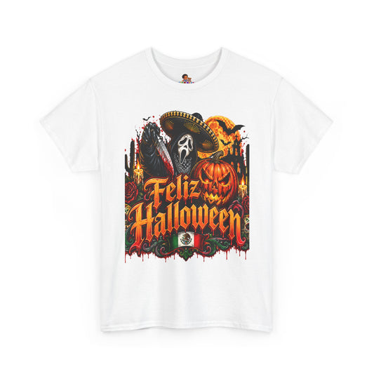 Feliz Halloween Ghostface T-Shirt — Sombrero Graphic Tee