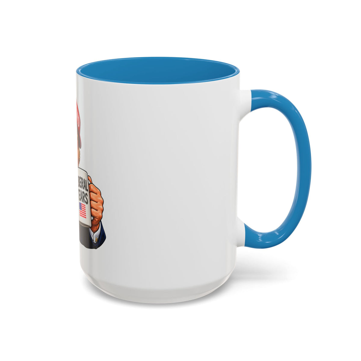 Trump Liberal Tears Ceramic Mug — Political Satire Coffee Cup