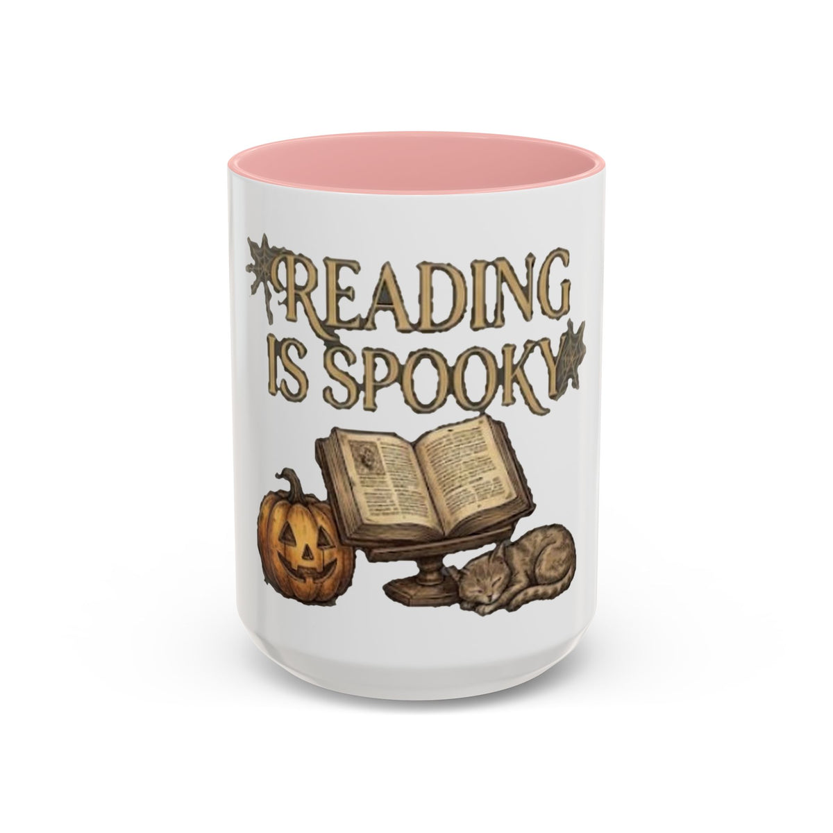 Reading Is Spooky Halloween Accent Mug — 11 & 15 oz
