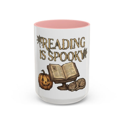 Reading Is Spooky Halloween Accent Mug — 11 & 15 oz