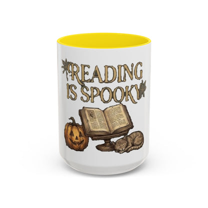 Reading Is Spooky Halloween Accent Mug — 11 & 15 oz