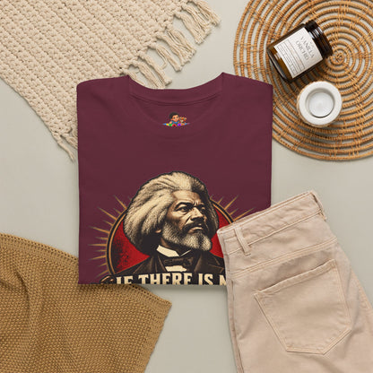 Frederick Douglass Quote Shirt No Struggle No Progress Black History Graphic Tee