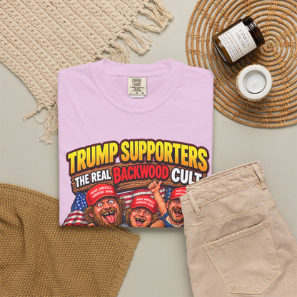 Backwood Cult Anti-Trump T-Shirt — Political Satire Graphic Tee