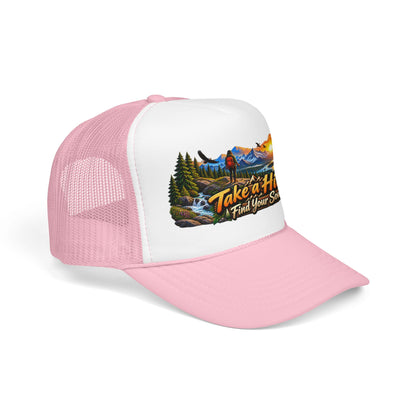 Custom Otto Foam Front Trucker Hat Snapback Mesh Cap