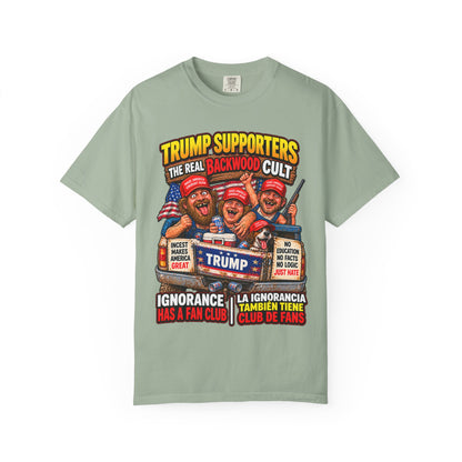 Backwood Cult Anti-Trump T-Shirt — Political Satire Graphic Tee