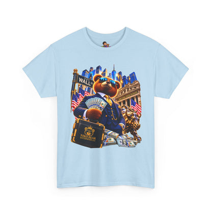 NikoBear Wall Street Hustle Graphic TeeUnisex Heavy Cotton Tee
