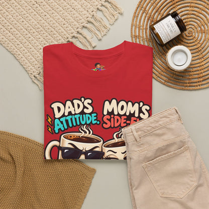 Funny Dad's Attitude Mom's Side Eye I'm The Complete Package Heavy Cotton Tee