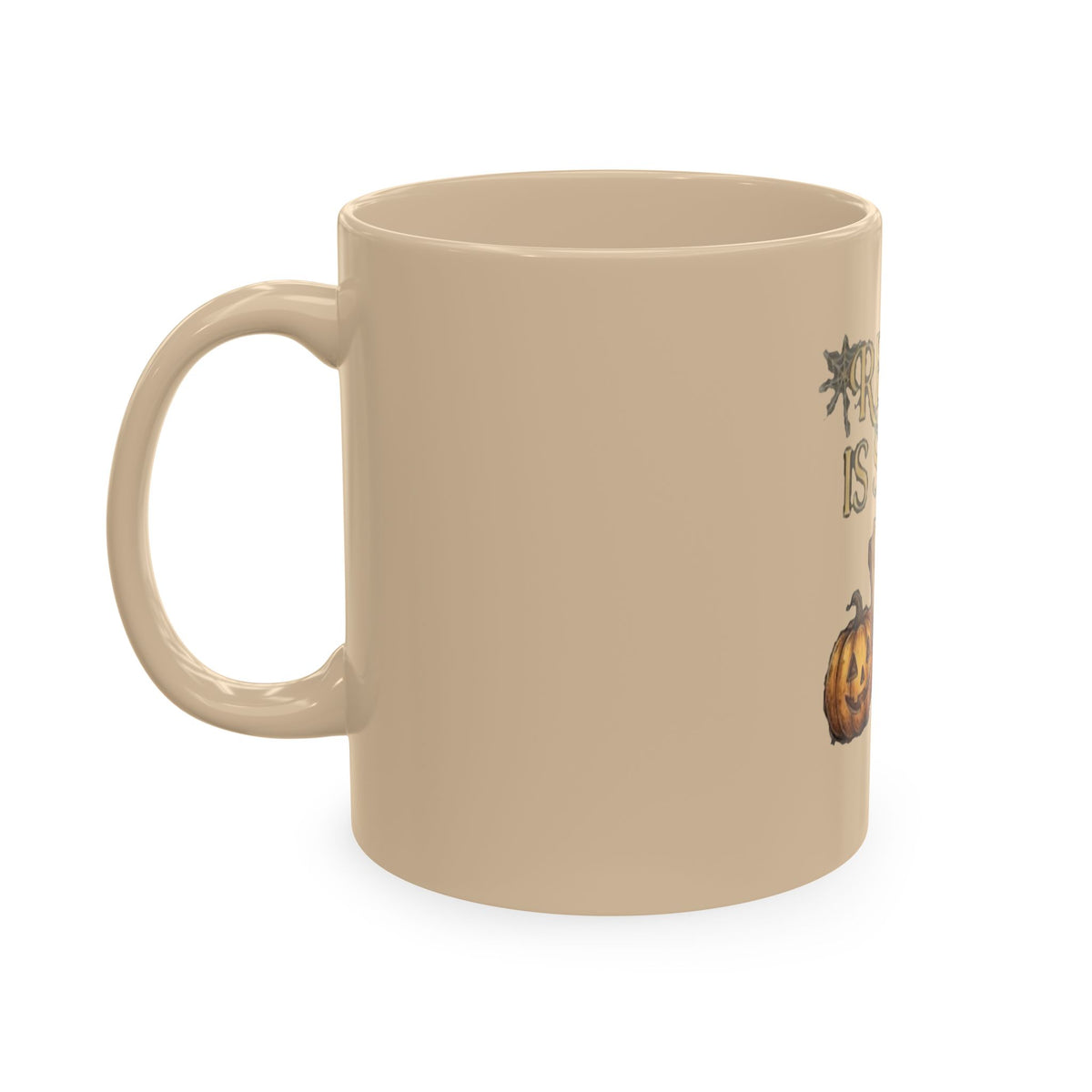 Reading Is Spooky Ceramic Mug — Halloween Coffee Cup