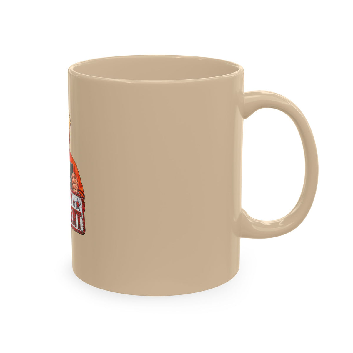 Not Guilty & Fully Caffeinated Trump Mug — Funny Coffee Cup