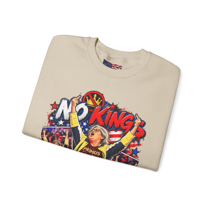 No Kings Just Freedom Sweatshirt — Patriotic Crewneck