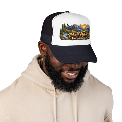 Custom Otto Foam Front Trucker Hat Snapback Mesh Cap