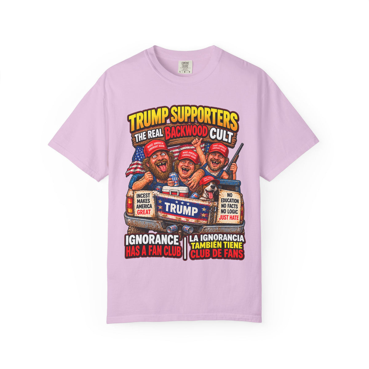 Backwood Cult Anti-Trump T-Shirt — Political Satire Graphic Tee