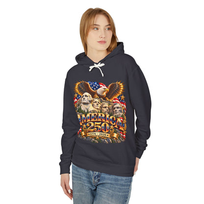 America 250th Anniversary Eagle Hoodie — Patriotic 1776–2026