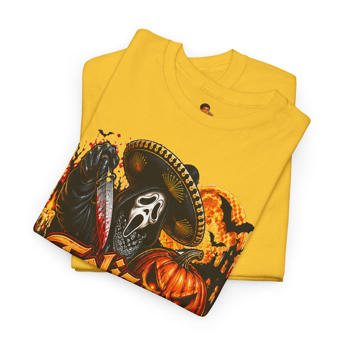 Feliz Halloween Ghostface T-Shirt — Sombrero Graphic Tee