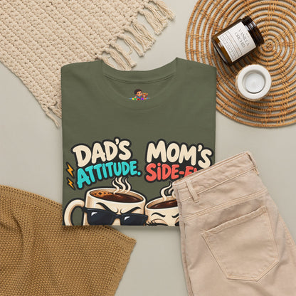 Funny Dad's Attitude Mom's Side Eye I'm The Complete Package Heavy Cotton Tee