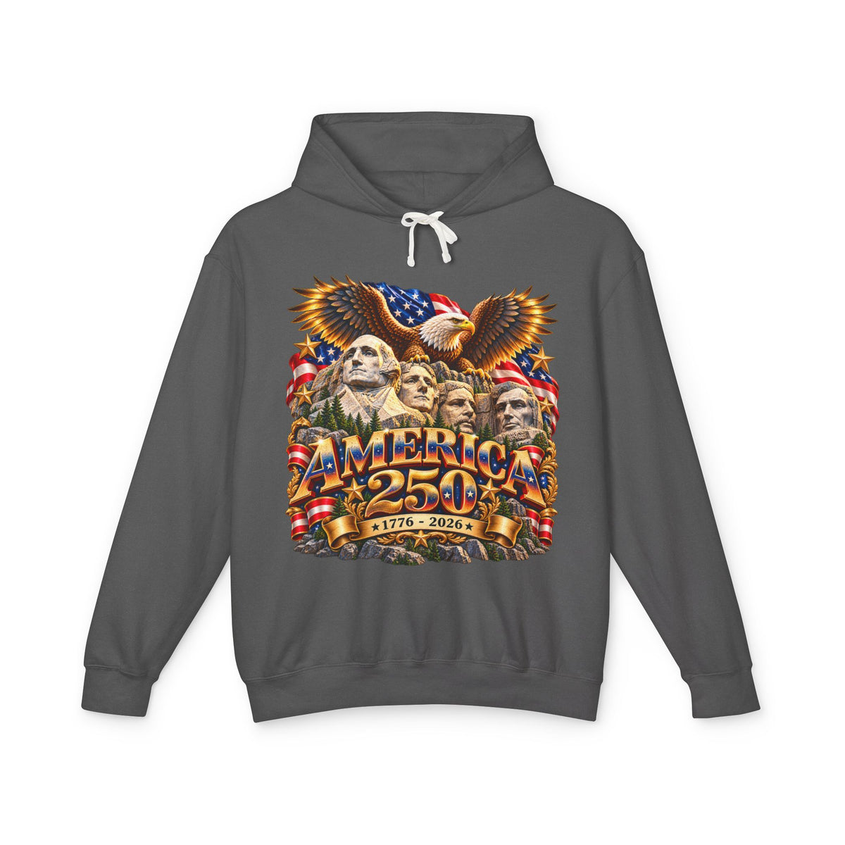 America 250th Anniversary Eagle Hoodie — Patriotic 1776–2026