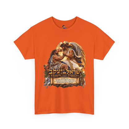 Jacob Wrestling the Angel Genesis 32:28 Christian Graphic Tee