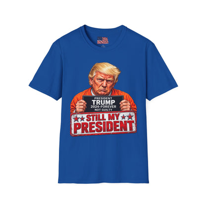 Trump 2024 Still My President T-Shirt — Mugshot Graphic Tee