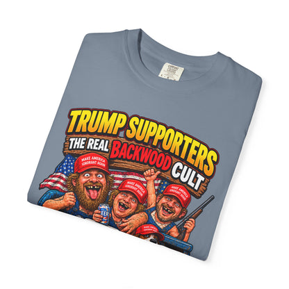 Backwood Cult Anti-Trump T-Shirt — Political Satire Graphic Tee