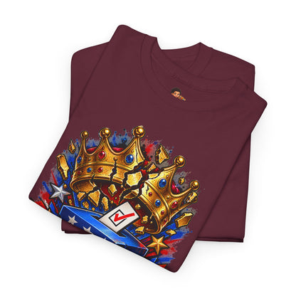 Midterms No Kings T-Shirt — Unisex Heavy Cotton Graphic Tee