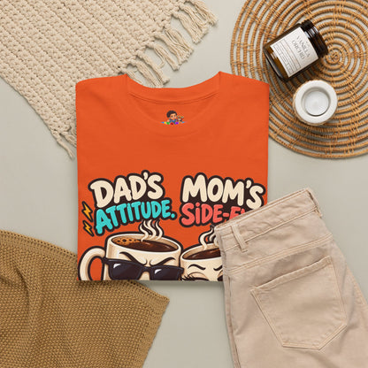 Funny Dad's Attitude Mom's Side Eye I'm The Complete Package Heavy Cotton Tee