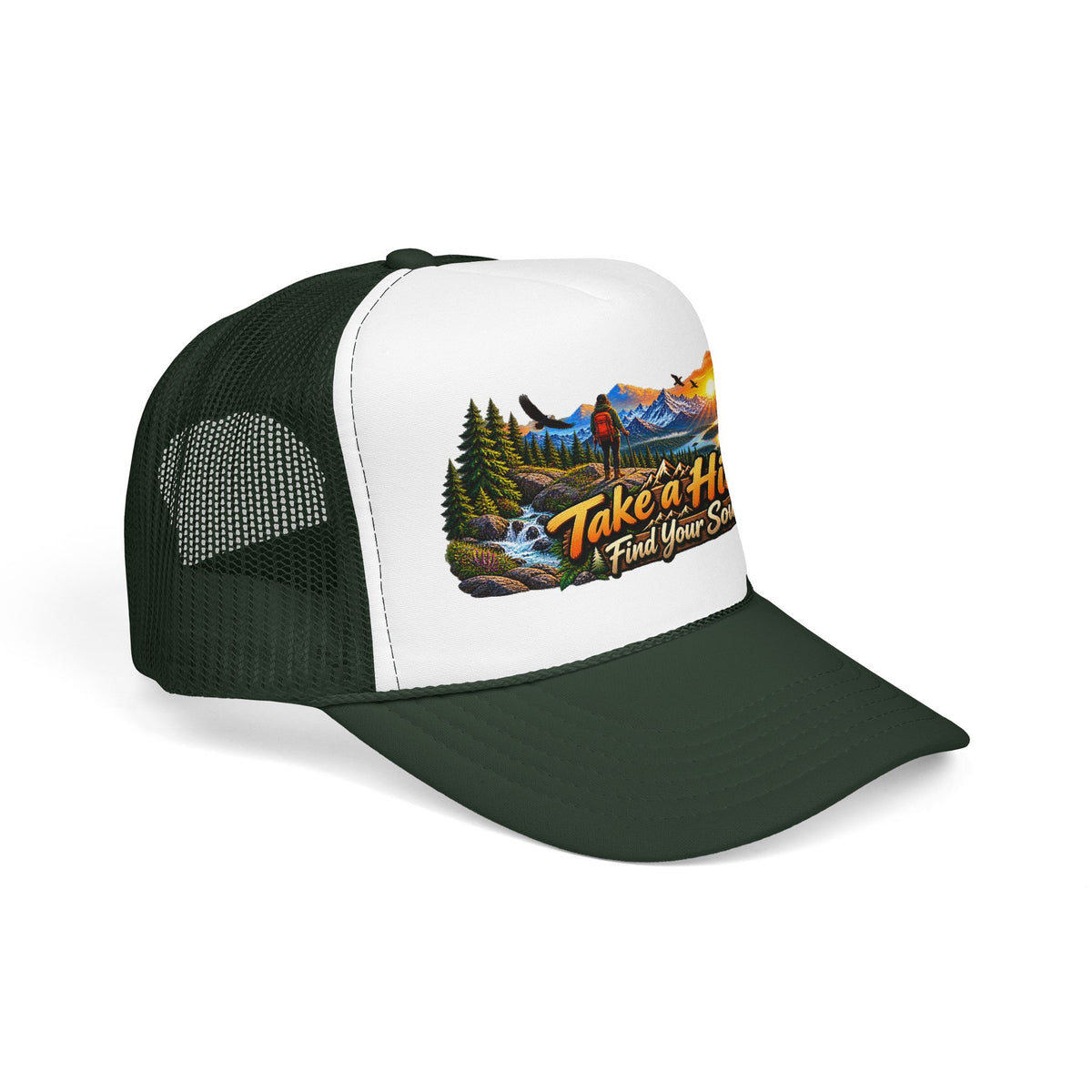 Custom Otto Foam Front Trucker Hat Snapback Mesh Cap