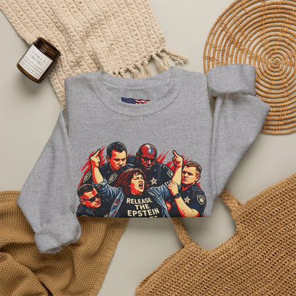 Release the Epstein Files Sweatshirt — Punched Not Silenced