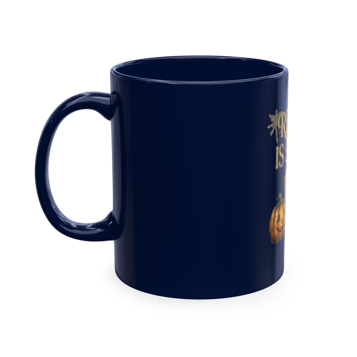 Reading Is Spooky Ceramic Mug — Halloween Coffee Cup