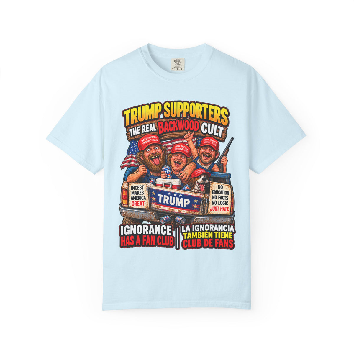 Backwood Cult Anti-Trump T-Shirt — Political Satire Graphic Tee