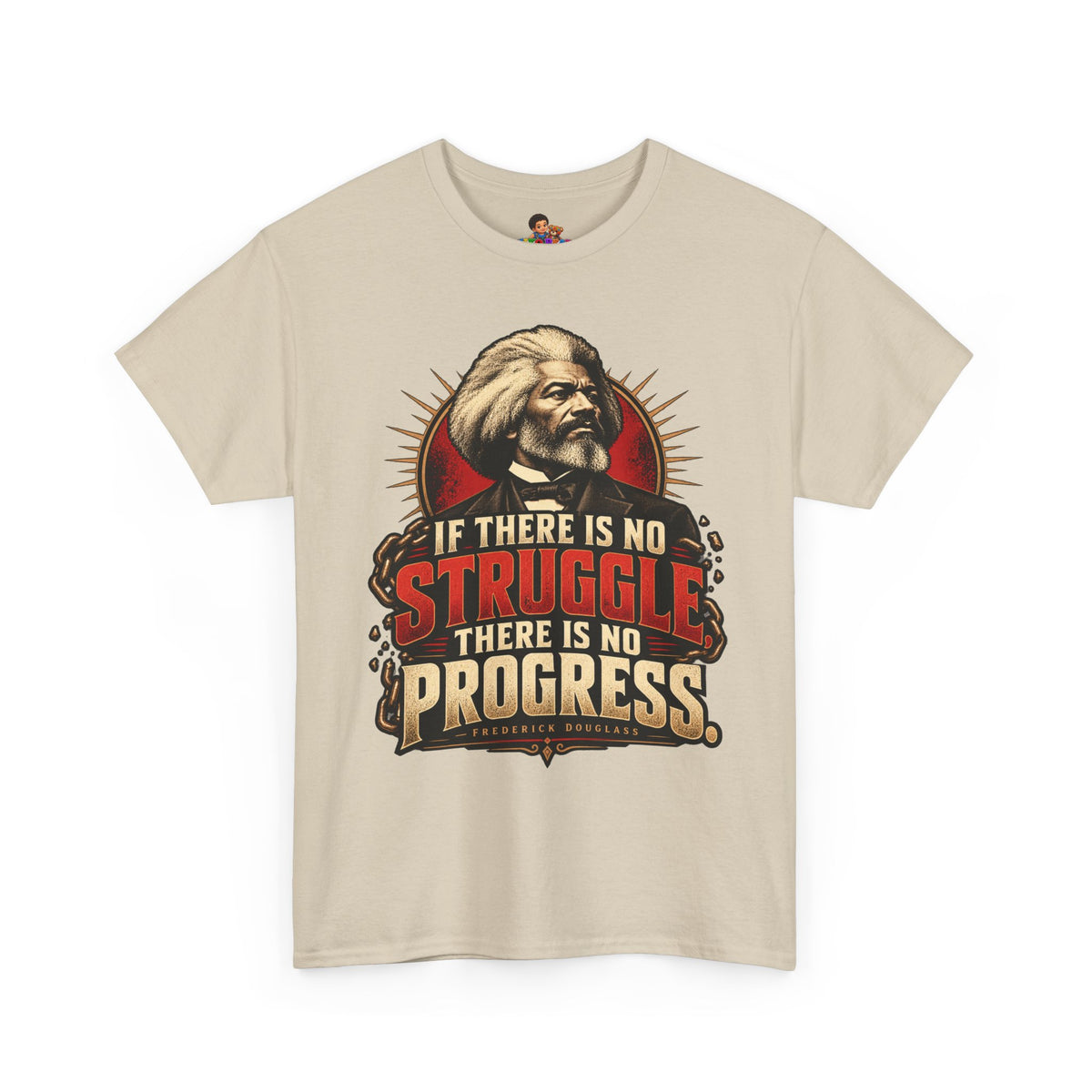 Frederick Douglass Quote Shirt No Struggle No Progress Black History Graphic Tee