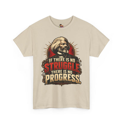 Frederick Douglass Quote Shirt No Struggle No Progress Black History Graphic Tee