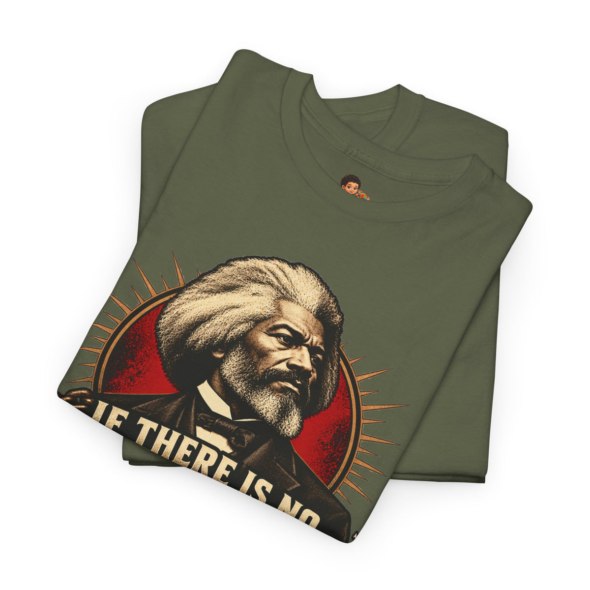 Frederick Douglass Quote Shirt No Struggle No Progress Black History Graphic Tee