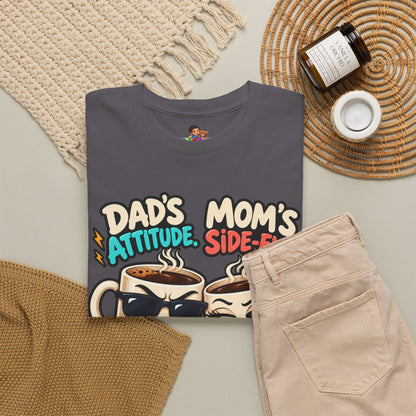 Funny Dad's Attitude Mom's Side Eye I'm The Complete Package Heavy Cotton Tee