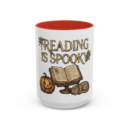 Reading Is Spooky Halloween Accent Mug — 11 & 15 oz