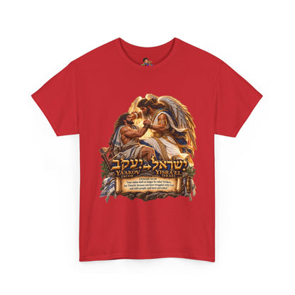 Jacob Wrestling the Angel Genesis 32:28 Christian Graphic Tee