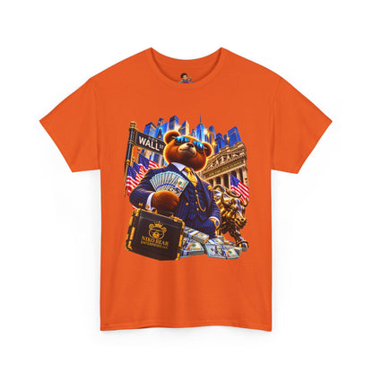 NikoBear Wall Street Hustle Graphic TeeUnisex Heavy Cotton Tee