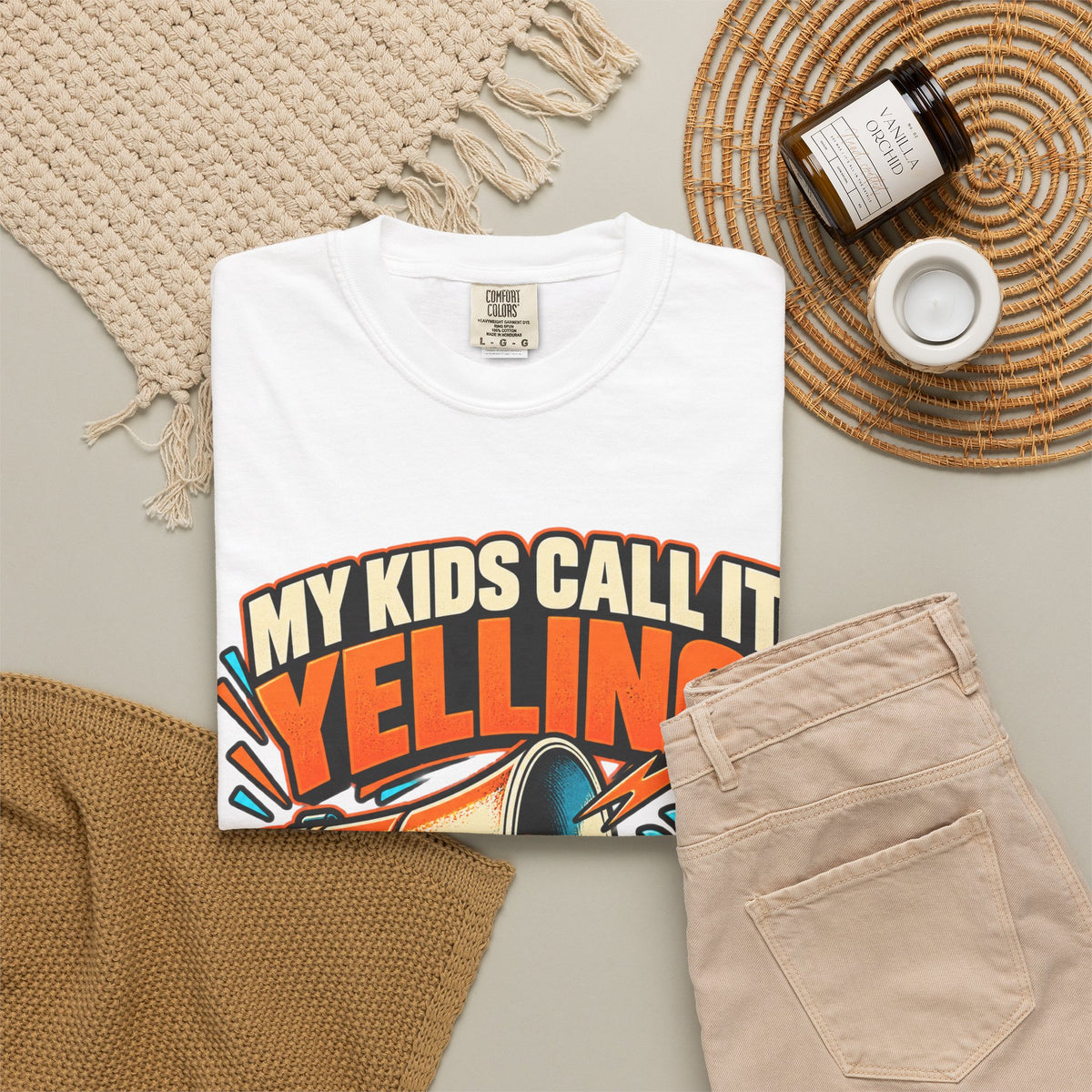 Funny Parenting Shirt My Kids Call It Yelling I Call It Surround Sound Dad Tee