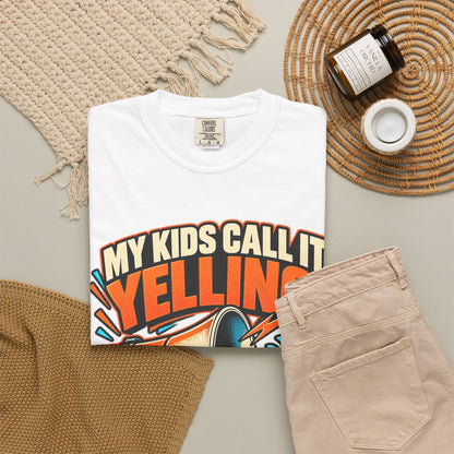 Funny Parenting Shirt My Kids Call It Yelling I Call It Surround Sound Dad Tee