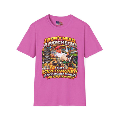 Trump Crypto Money T-Shirt — Funny Political Graphic Tee