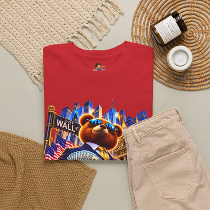 NikoBear Wall Street Hustle Graphic TeeUnisex Heavy Cotton Tee