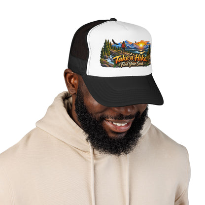 Custom Otto Foam Front Trucker Hat Snapback Mesh Cap