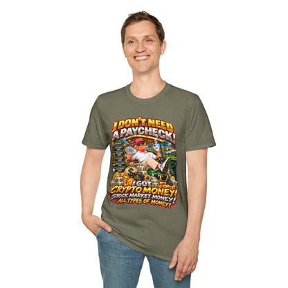 Trump Crypto Money T-Shirt — Funny Political Graphic Tee