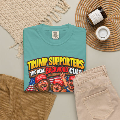 Backwood Cult Anti-Trump T-Shirt — Political Satire Graphic Tee