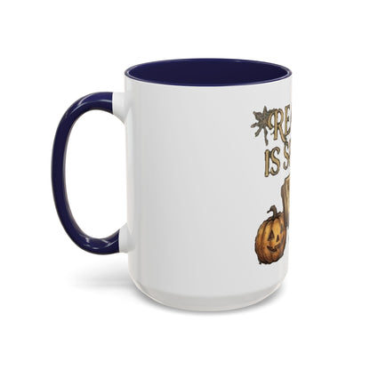 Reading Is Spooky Halloween Accent Mug — 11 & 15 oz