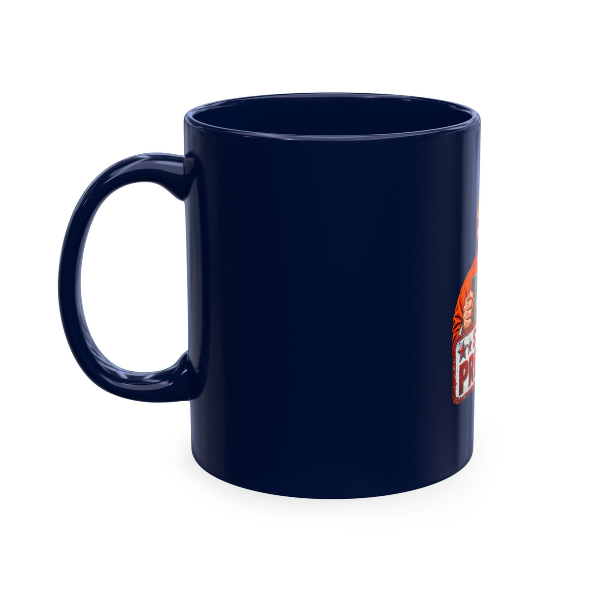 Not Guilty & Fully Caffeinated Trump Mug — Funny Coffee Cup