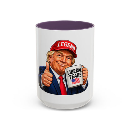 Trump Liberal Tears Ceramic Mug — Political Satire Coffee Cup