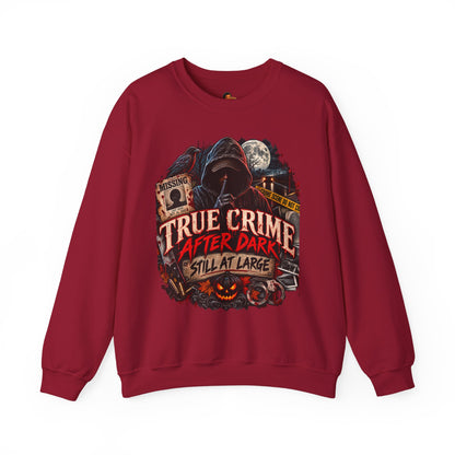 True Crime After Dark Sweatshirt — Halloween Crewneck