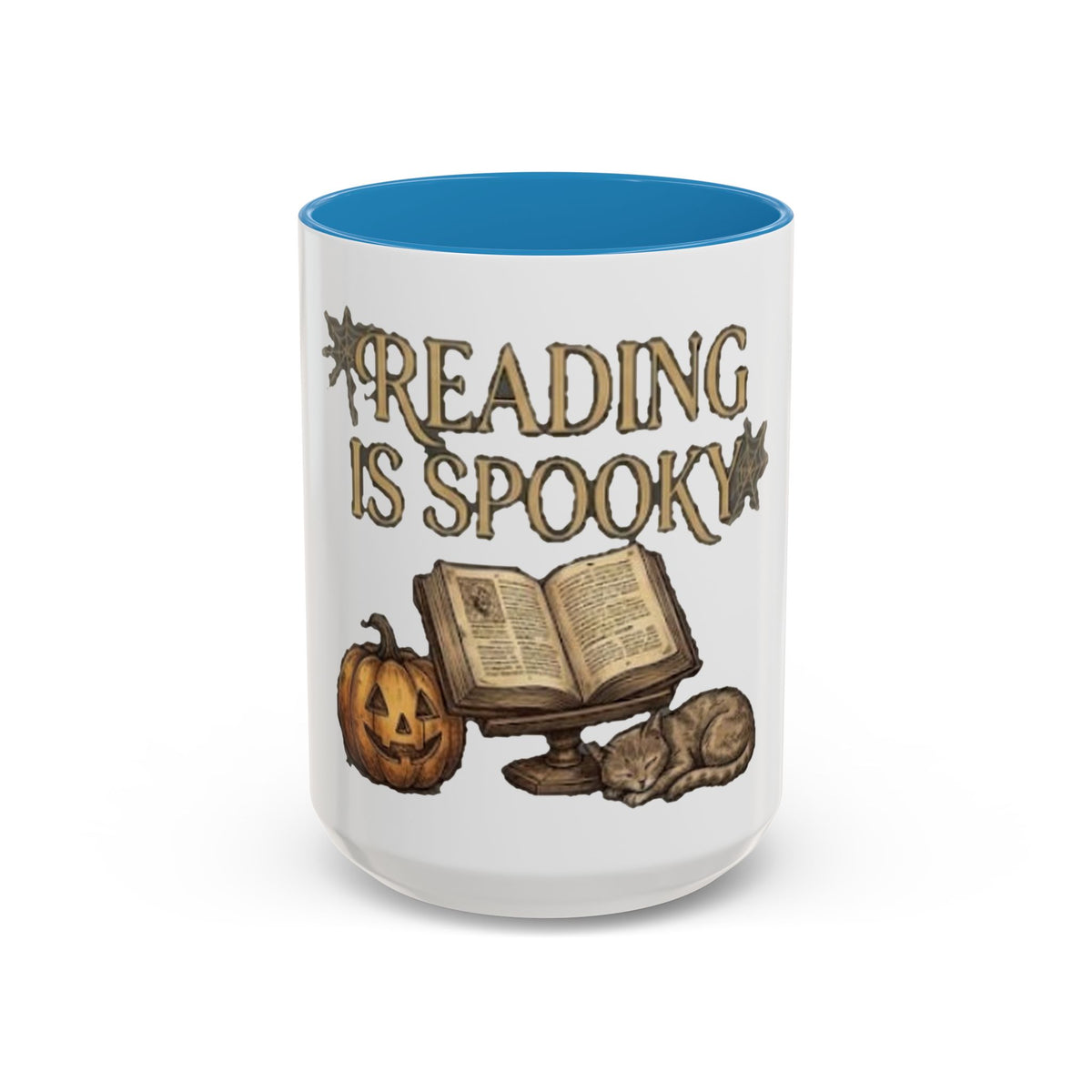 Reading Is Spooky Halloween Accent Mug — 11 & 15 oz