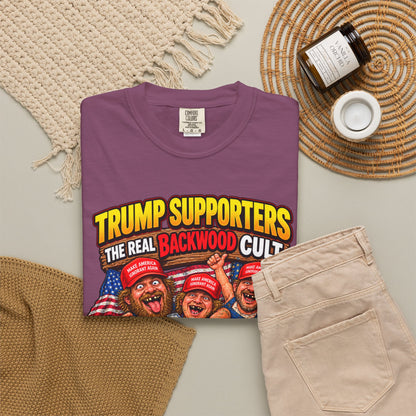 Backwood Cult Anti-Trump T-Shirt — Political Satire Graphic Tee